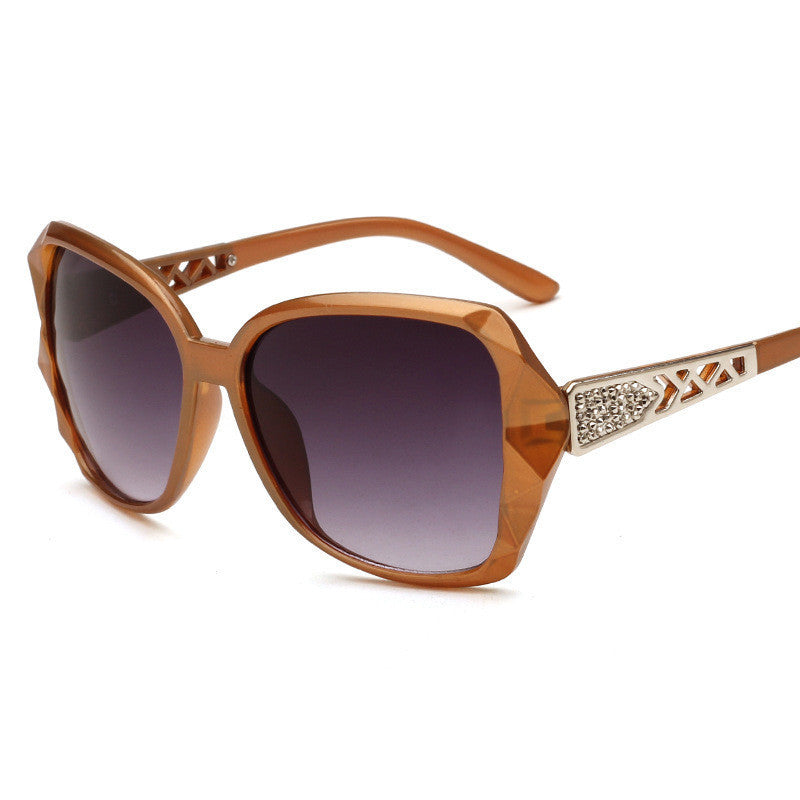 Gafas de sol de montura grande para mujer