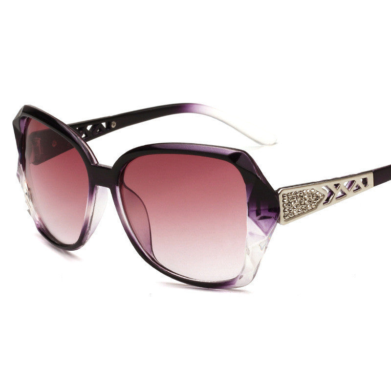 Gafas de sol de montura grande para mujer