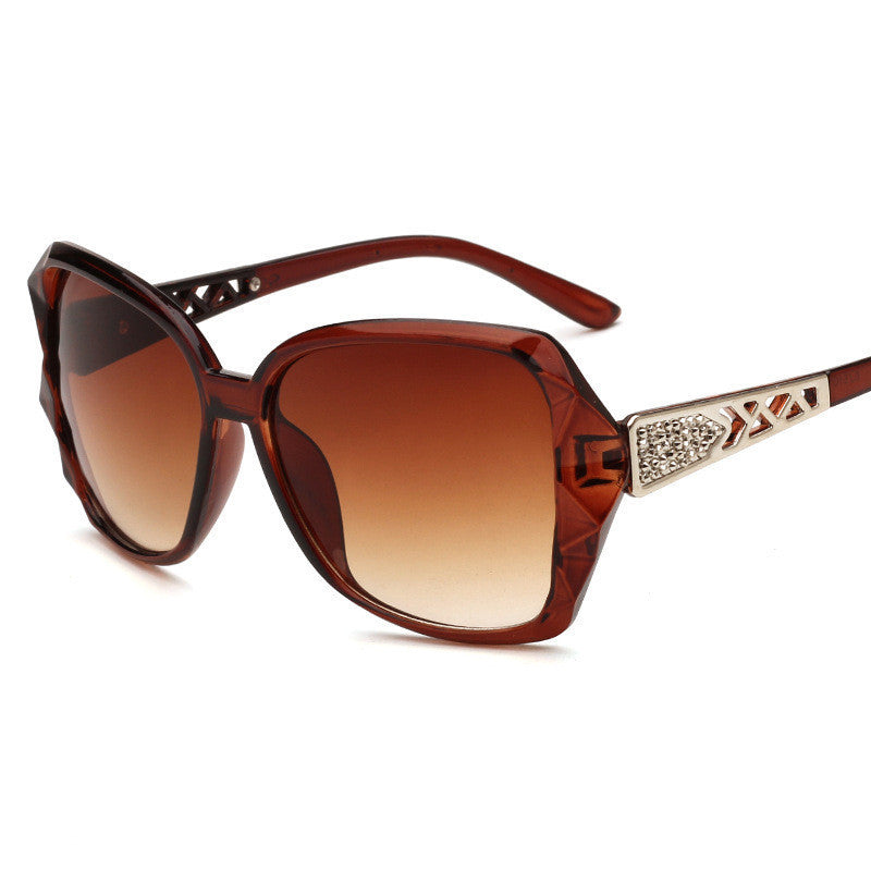 Gafas de sol de montura grande para mujer