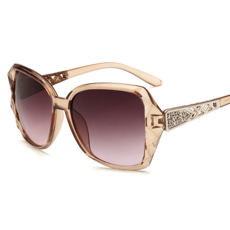 Gafas de sol de montura grande para mujer